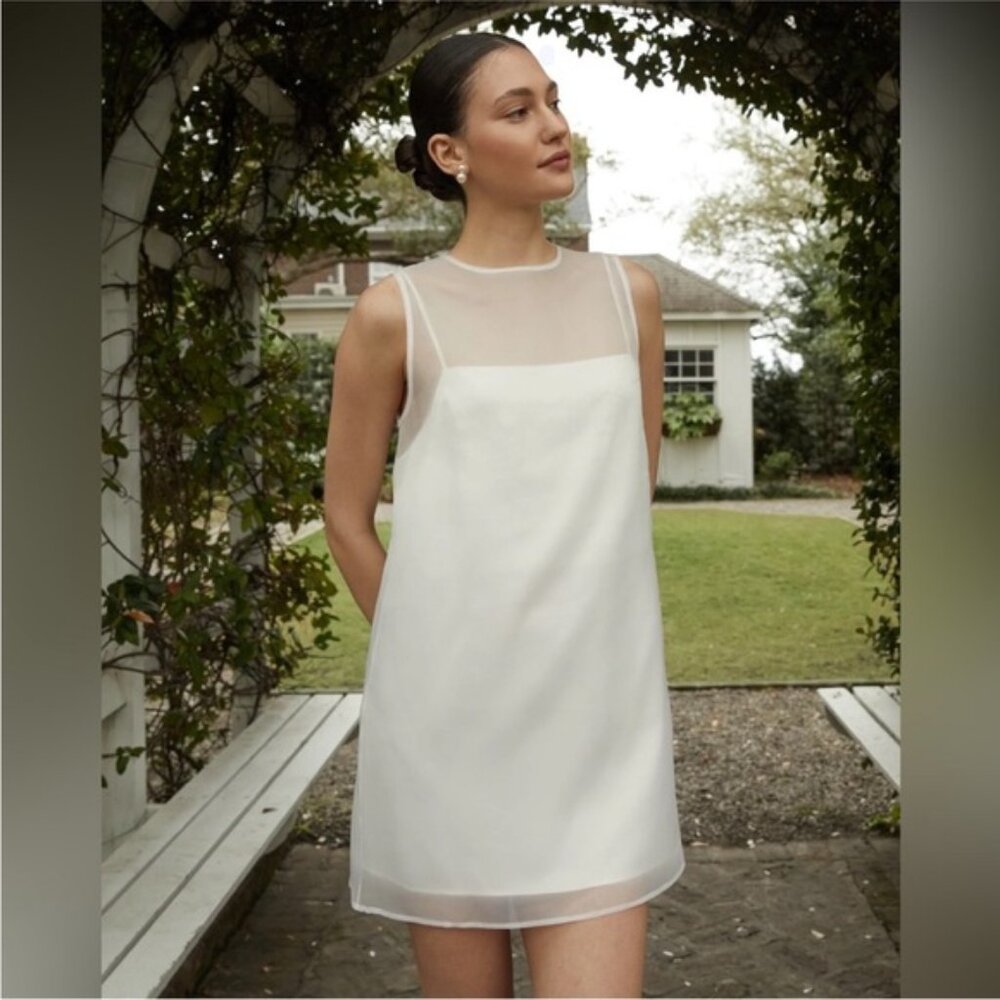 Reformation Vina Dress in White